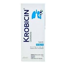 Krobicin Claritromicina 125mg/5ml Suspensión 60ml