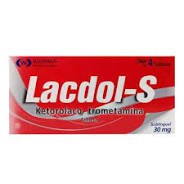 Lacdol-S Ketorolaco Trometamina Sublingual 30mg 4 Tabletas Wermar Pharmaceuticals 1137 Lacdol-S Ketorolaco Trometamina Sublingual 30mg 4 Tabletas Wermar Pharmaceuticals