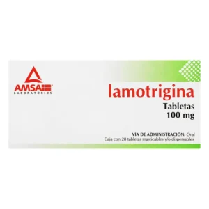 Lamotrigina 100mg 28 Tabletas