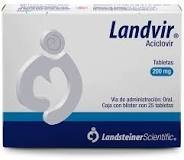 Landvir Aciclovir 200mg 25 Tabletas Landsteiner Scientific