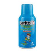 Laritol G Fenilefrina Loratadina Paracetamol Solución 33.33 mg 16.66 mg 3.2 mg / 100 ML Pediátrico 120 ML
