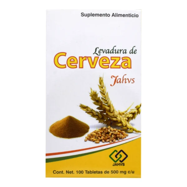 Levadura Cerveza 100 Tabletas 500mg Jahvs