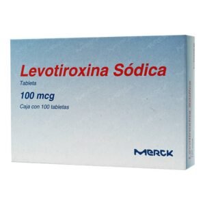 Levotiroxina Sódica 100mcg 100 Tabletas Merck Levotiroxina Sódica 100mcg 100 Tabletas Merck