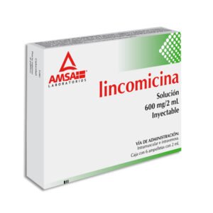 Lincomicina Solución 600mg 2ml Inyectable 6 Ampolletas Amsa Laboratorios Lincomicina Solución 600mg / 2ml Inyectable 6 Ampolletas Amsa Laboratorios