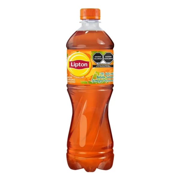 Lipton Té Negro Durazno 600ml