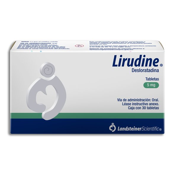 Lirudine Desloratadina 5mg 30 Tabletas Landsteiner Scientific