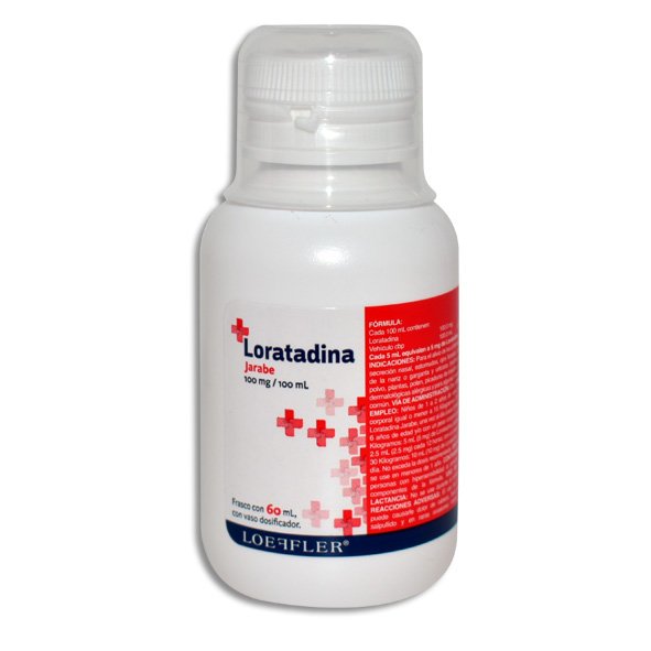 Loratadina 100mg Jarabe 60ml Loeffler