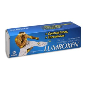 Lumboxen Gel Naproxeno Lidocaína 10g/2g 35g Maver