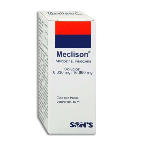 Meclison Meclozina Piridoxina 8.33mg/16.66mg Gotero 15ml Son´s