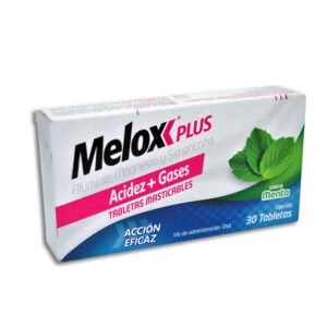 Melox Plus Antireflujo 30 Tabletas Sabor Menta Sanofi