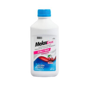 Melox Plus Hidróxido Aluminio Hidróxido Magnesio Dimeticona Suspensión Cereza 360ml Sanofi