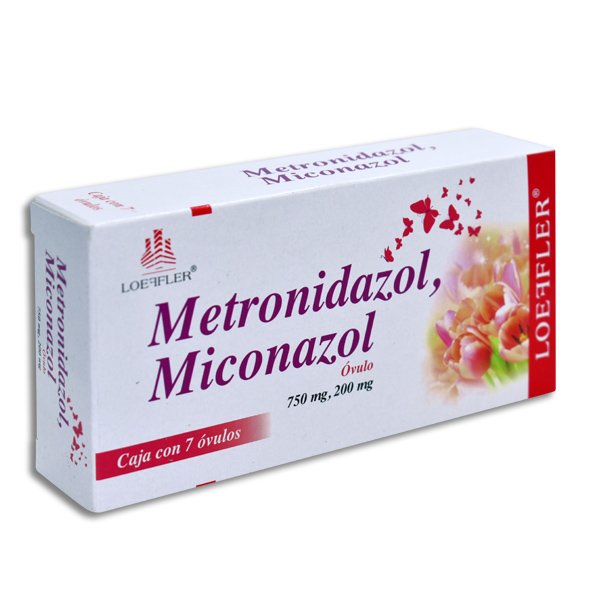 Metronidazol, Miconazol 750mg/200mg 7 Óvulos