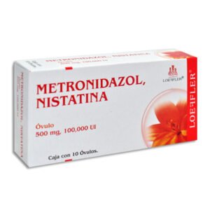 Metronidazol Nistatina 500mg/100000 Ui 10 Óvulos Loeffler