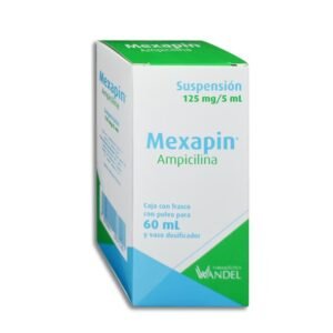 Mexapin Ampicilina Suspensión 125mg/5ml 60ml Wandel Farmacéutica