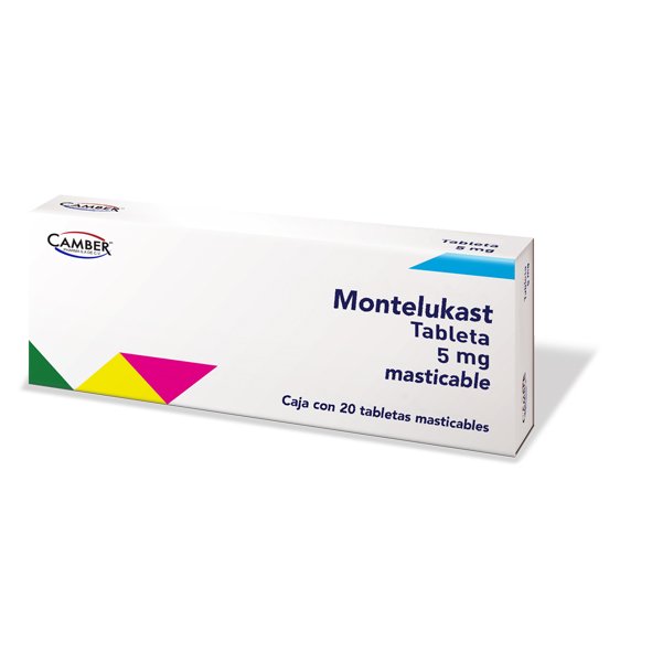 Montelukast 5mg 20 Tabletas Camber Pharma