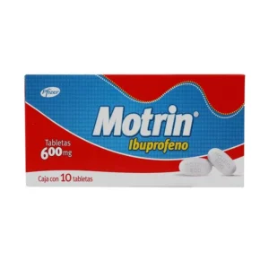 Motrin 600mg 10 Tabletas Pfizer Motrin 600mg 10 Tabletas Pfizer