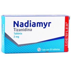 Nadiamyr Tizanidima 2mg 20 Tabletas Loeffler