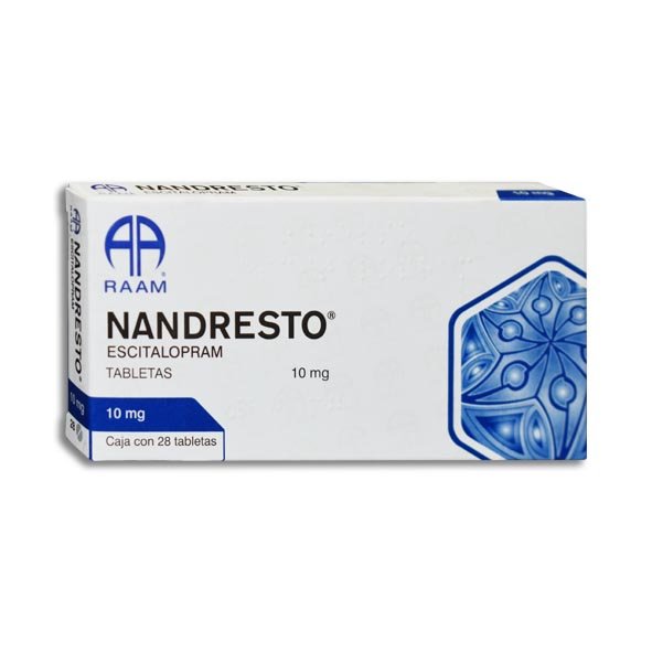 Nandresto Escitalopram 10mg 28 Tabletas Raam