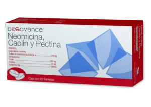 Neomicina Caolín Pectina 129mg/280mg/30mg 20 Tabletas Beadvance