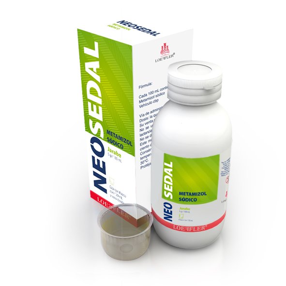 Neosedal Metamizol Sódico 5mg/100ml Jarabe 120ml Loeffler