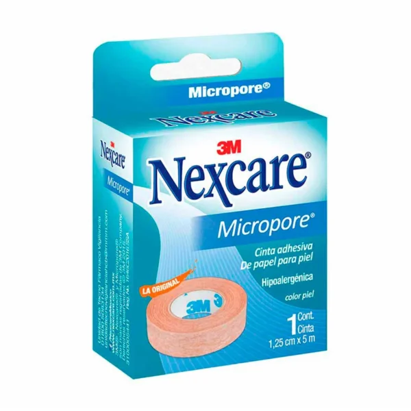 Nexcare Micropore Cinta Adhesiva 1.25cm x 5m 3M
