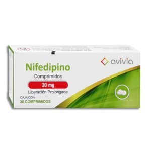 Nifedipino 30mg 30 Comprimidos Avivia Pharma