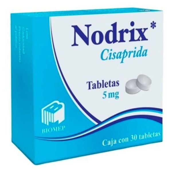 Nodrix Cisaprida 5mg 30 Tabletas Biomep