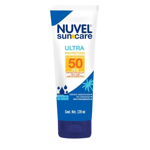 Nuvel Suncare Ultra Protection 50 FPS Resistente Agua 120ml Lavin