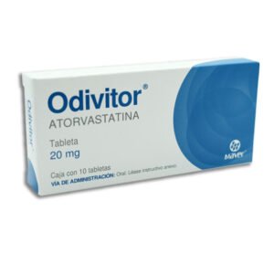 Odivitor Atorvastatina 20mg 10 Tabletas Maver