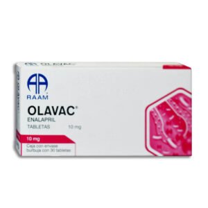 Olavac Enalapril 10mg 30 Tabletas Raam