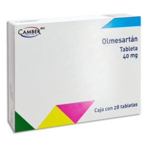 Olmesartan Medoxomilo 40mg 28 Tabletas Camber Pharma