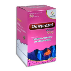 Omeprazol 20mg 60 Cápsulas Avivia Pharma