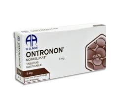 Ontronon Montelukast 5mg 30 Tabletas Masticables Raam
