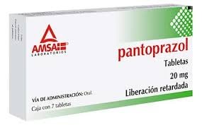 Pantoprazol 20mg 7 Tabletas Amsa Laboratorios