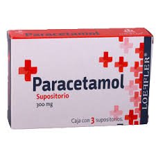 Paracetamol 300mg 3 Supositorios Loeffler