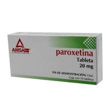 Paroxetina 20mg 10 Tabletas Amsa Laboratorios