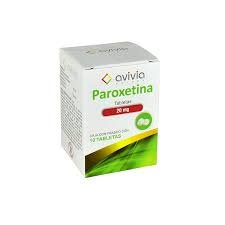 Paroxetina 20mg 10 Tabletas Avivia Pharma
