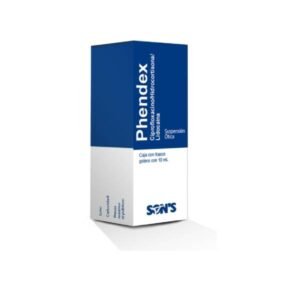 Phendex Ciprofloxacino Hidrocortisona Lidocaina 2mg/10mg/50mg Suspensión Ótica 10ml Son´s