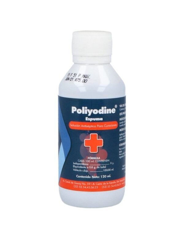 Poliyodine Espuma Solución 120ml