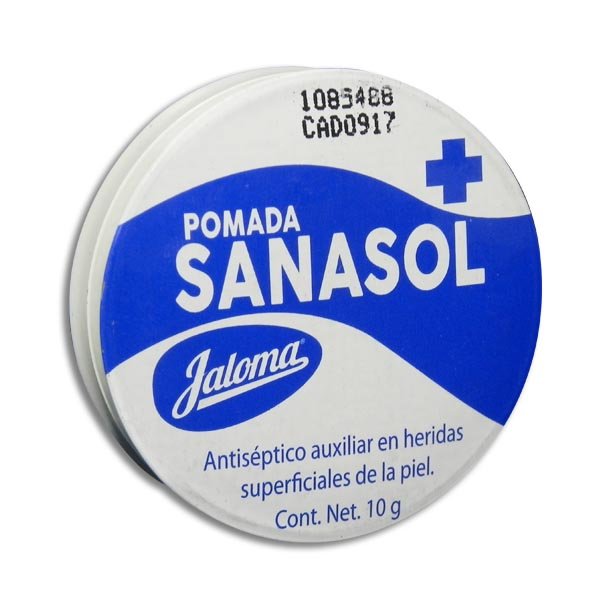 Pomada Sanasol Cloruro Benzalconio 266mg Pieza 10g Jaloma
