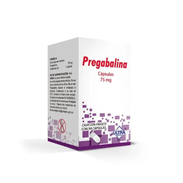 Pregabalina 75mg 14 Cápsulas Ultra Laboratorios
