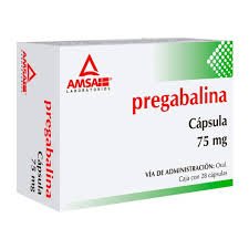 Pregabalina 75mg 28 Cápsulas Amsa Laboratorios
