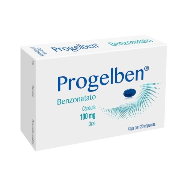 Progelben Benzonatato 100mg 20 Cápsulas Progela