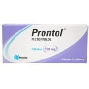 Prontol Metoprolol 100mg 20 Tabletas Novag