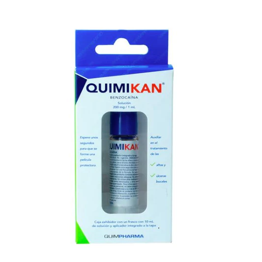 QuimiKan Benzocaína Solución 200mg/ml 10ml Quimpharma