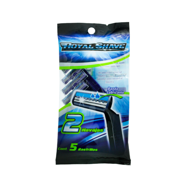 Rastrillo Royal Shave 2 Navajas 5 Piezas