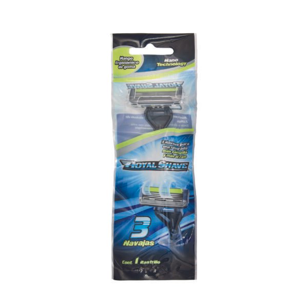 Rastrillo Royal Shave 3 Navajas 1 Pieza
