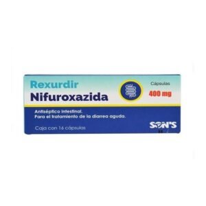 Rexurdir Nifuroxazida 400mg 16 Cápsulas Son´s