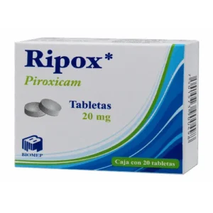 Ripox Piroxicam 20mg 20 Tabletas Biomep