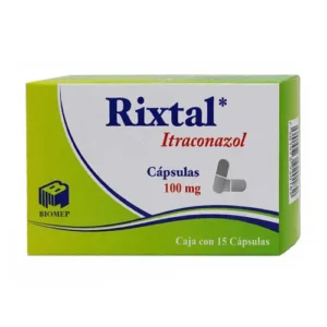 Rixtal Itraconazol 100mg 15 Cápsulas Biomep